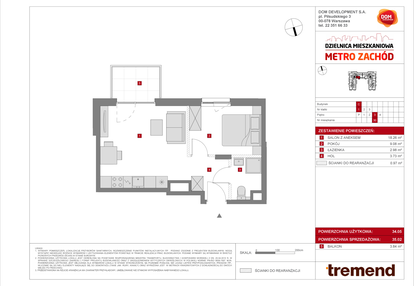 Mieszkanie w inwestycji: Dzielnica Mieszkaniowa Metro Zachód - etap 8.1