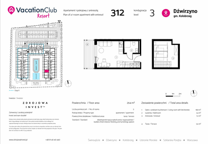 Mieszkanie w inwestycji: VacationClub Resort