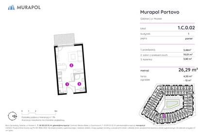 Mieszkanie w inwestycji: Murapol Portovo etap II