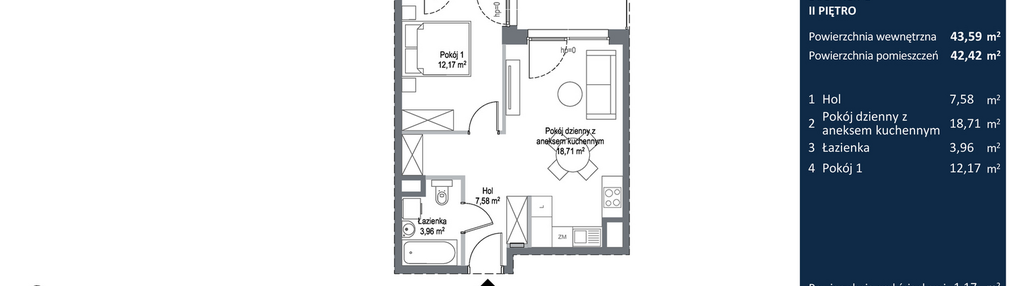 Mieszkanie w inwestycji: Bulvar Apartments - etap II