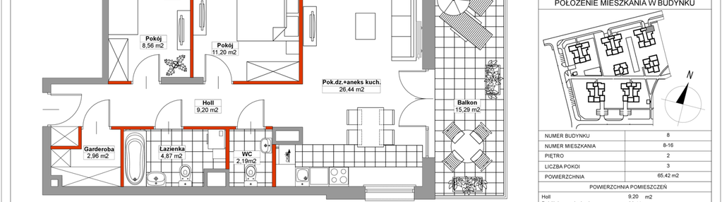 Mieszkanie w inwestycji: Młoda Białołęka II