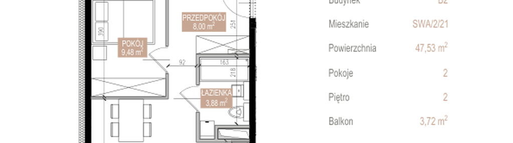 Mieszkanie w inwestycji: Apartamenty Świeradowska