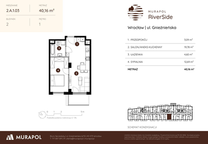Mieszkanie w inwestycji: Murapol RiverSide