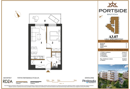 Mieszkanie w inwestycji: Portside Bałtycka
