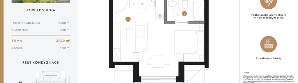 Mieszkanie w inwestycji: Tatrzański Resort