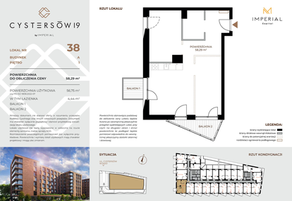 Mieszkanie w inwestycji: Cystersów 19 - lokale inwestycyjne