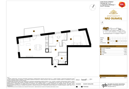 Mieszkanie w inwestycji: Apartamenty nad Oławką
