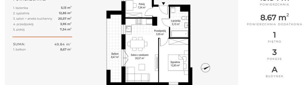 Mieszkanie w inwestycji: Nowa Namiarkowa