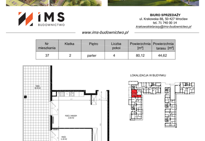 Mieszkanie w inwestycji: Krakowskie Tarasy etap V