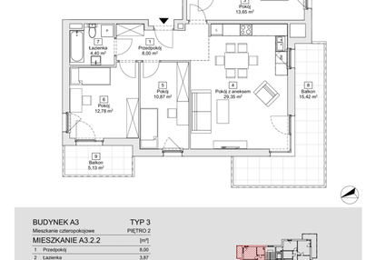Mieszkanie w inwestycji: Zacisze Marcelin IIIa