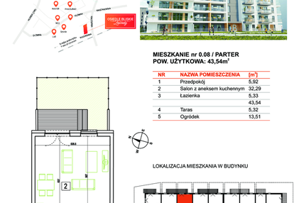 Mieszkanie w inwestycji: Osiedle Bliskie Zawady etap II