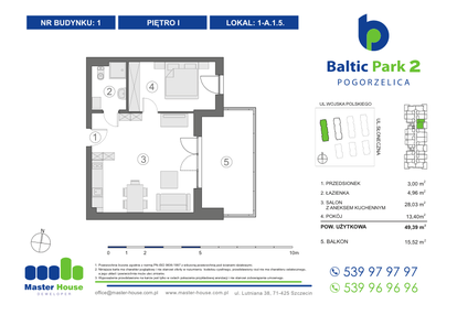 Mieszkanie w inwestycji: Baltic Park 2 Pogorzelica bud. 1 i 2