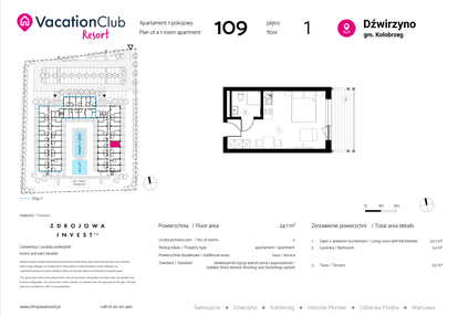 Mieszkanie w inwestycji: VacationClub Resort