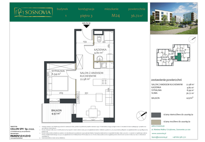 Mieszkanie w inwestycji: Sosnovia