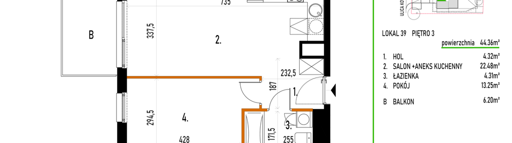 Mieszkanie w inwestycji: Kowalskiego 37