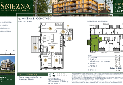 Mieszkanie w inwestycji: Śnieżna - Osiedle nad Przemszą