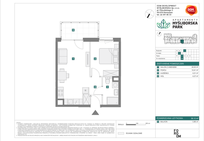 Mieszkanie w inwestycji: Apartamenty Myśliborska Park