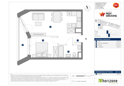 Mieszkanie w inwestycji: Osiedle przy Wielickiej