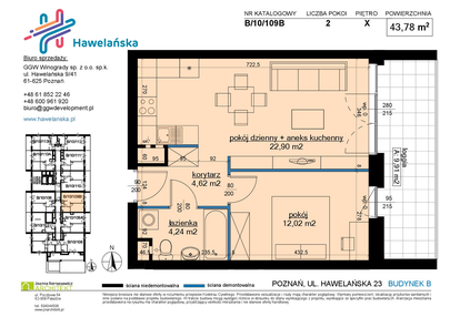 Mieszkanie w inwestycji: Osiedle Hawelańska etap III - bud. B