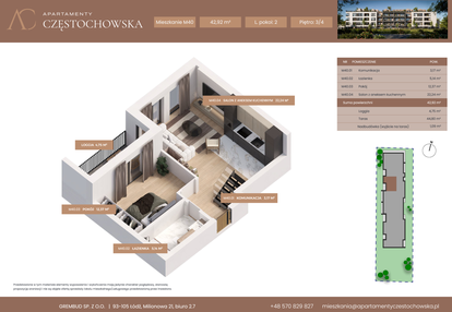Mieszkanie w inwestycji: Apartamenty Częstochowska