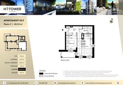 Mieszkanie w inwestycji: Hi Tower