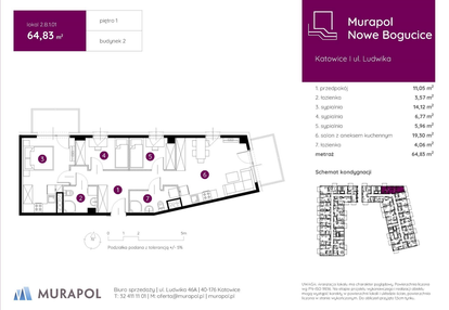 Mieszkanie w inwestycji: Murapol Nowe Bogucice