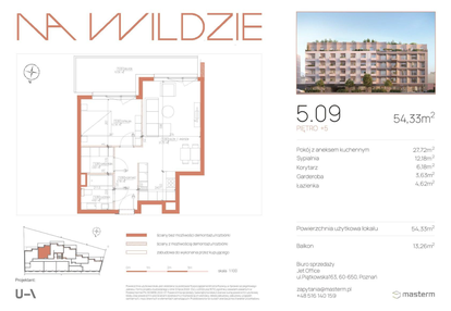 Mieszkanie w inwestycji: Na Wildzie