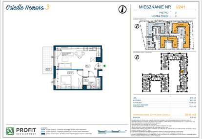 Mieszkanie w inwestycji: Osiedle Hemara - etap III bud. 2 i 3