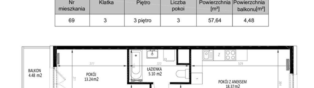 Mieszkanie w inwestycji: Krakowskie Tarasy etap V