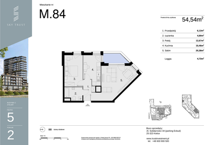 Mieszkanie w inwestycji: Sky Trust etap II
