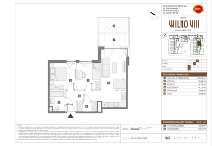 Mieszkanie w inwestycji: Osiedle Wilno VIII etap 1.2