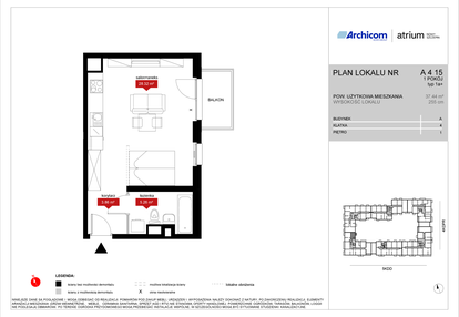 Mieszkanie w inwestycji: Atrium - Nowy Szczepin