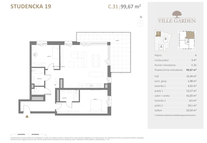 Mieszkanie w inwestycji: Ville Garden