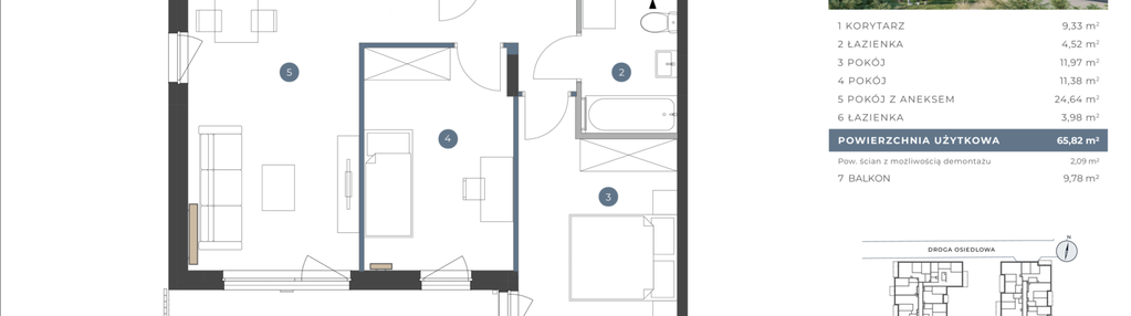 Mieszkanie w inwestycji: Astelia Park etap 1A i 3