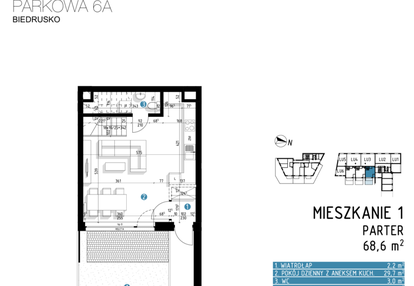 Mieszkanie w inwestycji: Parkowa 6AC - ETAP III