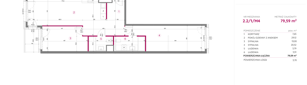 Mieszkanie w inwestycji: Lechicka 65