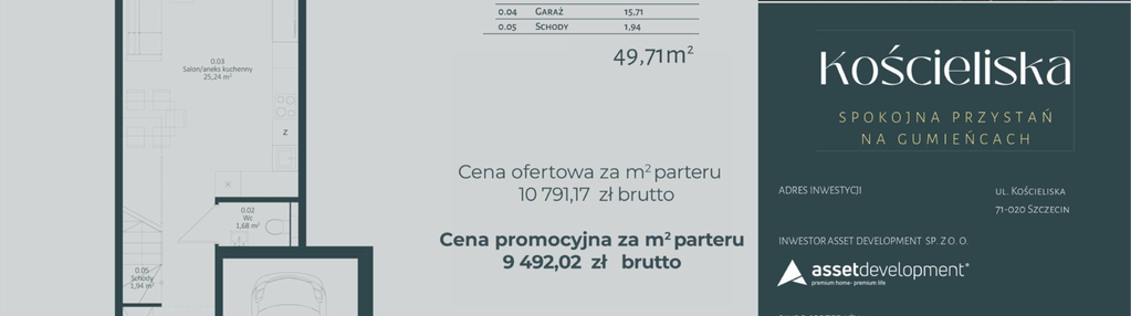 Mieszkanie w inwestycji: Kościeliska