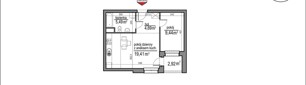 Mieszkanie w inwestycji: Osiedle Rytm etap 3