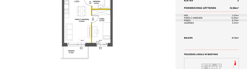 Mieszkanie w inwestycji: Metro Art 7