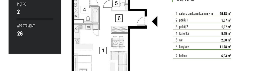 Mieszkanie w inwestycji: Zielony Horyzont II