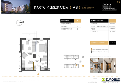 Mieszkanie w inwestycji: Osiedle Kasprowicza