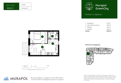 Mieszkanie w inwestycji: Murapol GreenCity bud. 2
