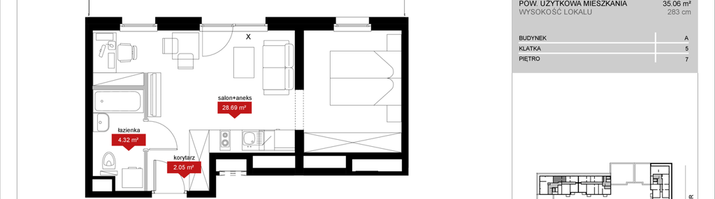 Mieszkanie w inwestycji: Atrium - Nowy Szczepin