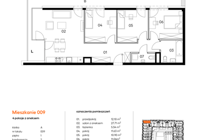 Mieszkanie w inwestycji: Miasto Polskich Mistrzów Olimpijskich II