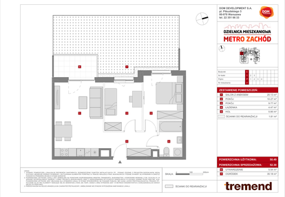 Mieszkanie w inwestycji: Dzielnica Mieszkaniowa Metro Zachód - etap 8.1