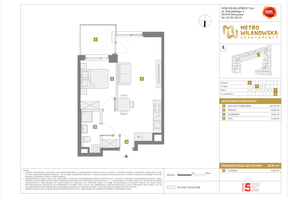 Mieszkanie w inwestycji: Apartamenty Metro Wilanowska