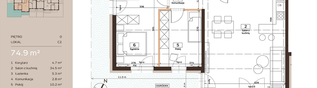 Mieszkanie w inwestycji: Domkove Widzew