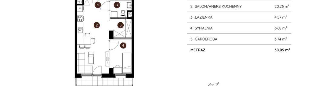 Mieszkanie w inwestycji: Murapol RiverSide