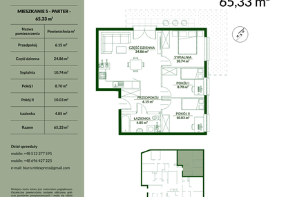 Mieszkanie w inwestycji: Bukowa etap II