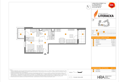 Mieszkanie w inwestycji: Apartamenty Literacka etap 2.2